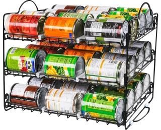 Utopia Kitchen Storage Can Rack Organizer Stackable Can Organizer Holds Upto 36 