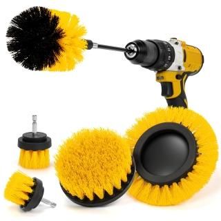 AstroAI Drill Brush Attachment Set 6 Pack-Power Scrubber Cleaning Kit with Exten