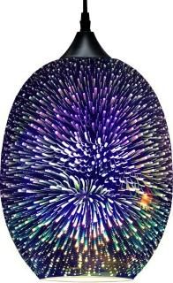 Modern 3D Fireworks Pendant Light 3D Colorful Glass Fireworks Art Pendant Light 