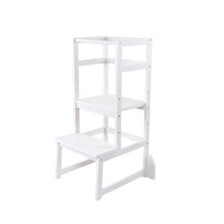 Zytty Toddler Step Stool Learning Tower Toddler Kitchen Stool Adjustable-Height 