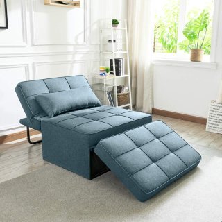Vonanda Sofa Bed Convertible Chair 4 in 1 Multi-Function Folding Ottoman Modern 