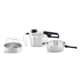 Fissler vitavit premium/pressure cooker set 4piece set 4.8 quart ? 8.7 & pressu