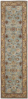 SAFAVIEH Heritage Collection 2'3 x 20' Blue/Gold HG958A Handmade Traditional Ori