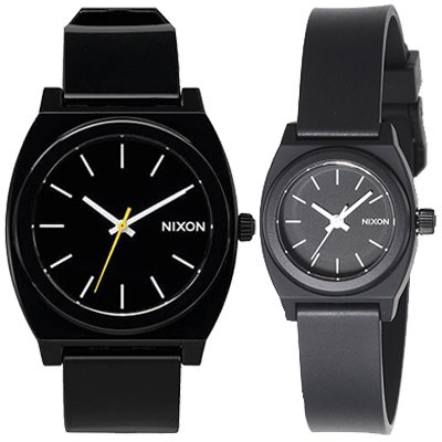 【ペアウォッチ】正規品 NIXON ニクソン TIME TELLER タイムテラー 時計 メンズ レディース A119000 A425000 ブラック  黒 シリコン ラバー