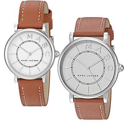Amazon.co.jp: [マークジェイコブス]時計 MARC JACOBS ROXY 36MM 28MM ロキシー ペアウォッチ メンズ  レディース腕時計ウォッチ 選べるカラー' ベージュ(36mm)MJ1533 [並行輸入品] : ファッション