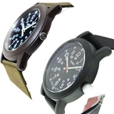 TIMEX カーキ ブラック ナイロンバンド 腕時計 ペアウォッチ ペア TIMEX カーキ ブラック ナイロンバンド 腕時計 ペアウォッチ ペア