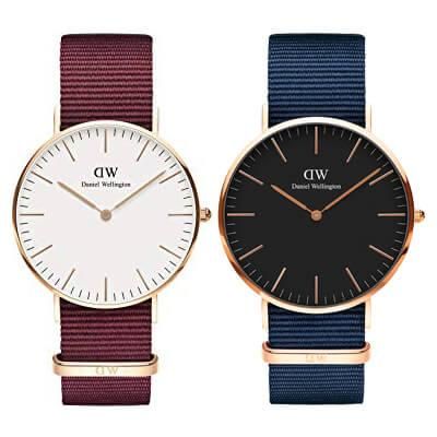 正規品 Dw ダニエル ウェリントン Bayswater Roselyn 時計 ペア メンズ レディース Dw Dw 40mm 36mm ナイロンベルト