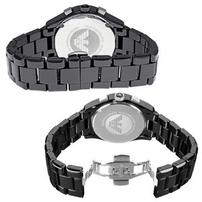 正規品 EMPORIO ARMANI アルマーニ AR1400 AR1401 時計 ペア