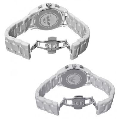 正規品 EMPORIO ARMANI アルマーニ AR1403 AR1404 時計 ペア