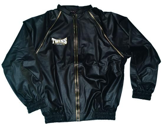 TWINS SPECIAL サウナスーツ Lサイズ ブラック TWINS 試合減量用サウナスーツ（ファスナー） | 黒ゴールド
