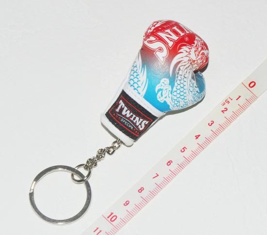 TWINS ボクシンググローブ本革 キーホルダー 004| ムエタイインフォ