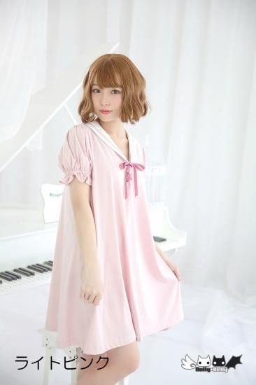 ロリータファッション Dolly Delly ブランド 水兵さん セーラーワンピース ワンピのみ セーラー服 制服風 レディース スモック ロリータ 甘ロリ パステルカラー カジュアル ロリータゴスロリ和ロリ専門通販ショップluxury ラグジュアリー 安い価格で可愛いこだわりの