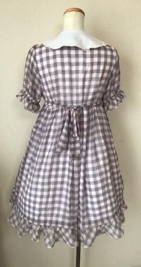 ♥*様 MILK ギンガムチェック 半袖ワンピース　ミニ　ロリィタ 楽天市場】ロリータワンピース 可愛いロリータ服 半袖 長袖