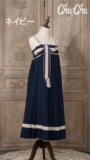 楽天市場】ロリータ NyaNya 和風 ミドル丈ジャンパースカート