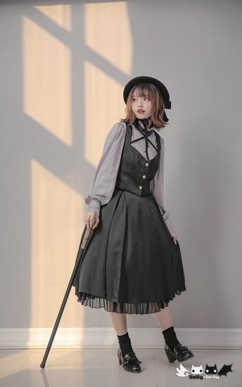 ロリータファッション Dolly Delly スカート ひざ下 クラシカル