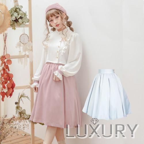 Dolly Delly パステルカラー 膝丈スカート Aライン 無地 ピンク ブルー 春 Aライン フレア カジュアル 甘ロリ ゴム Loli1002 ロリータゴスロリ専門通販ショップluxury ラグジュアリー 安い価格で可愛いロリータワンピースを取り揃えています Dolly Delly パステルカラー 膝丈スカート Aライン 無地 ピンク ブルー 春 Aライン フレア カジュアル 甘ロリ ゴム Loli1002 ロリータゴスロリ専門通販ショップluxury ラグジュアリー 安い価格で可愛いロリータワンピースを取り揃えています