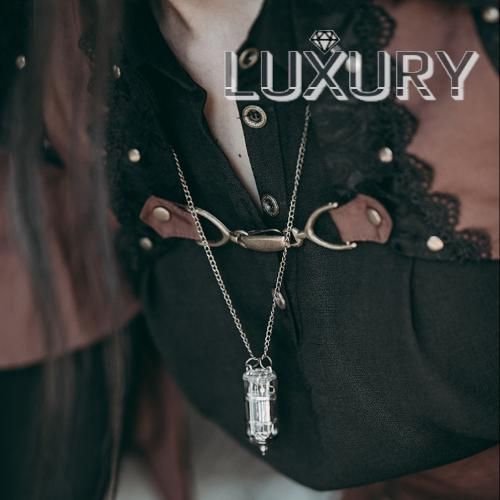 スチームパンク ペンダント ネックレス パンク 機械 チェーン シルバー アクセサリー 通年 ロリータファッション ポスト投函対応 Loli2154 ロリィタ ゴスロリ 和ロリ 華ロリ専門通販ショップluxury ラグジュアリー 安い価格で可愛いこだわりのロリータワンピースを