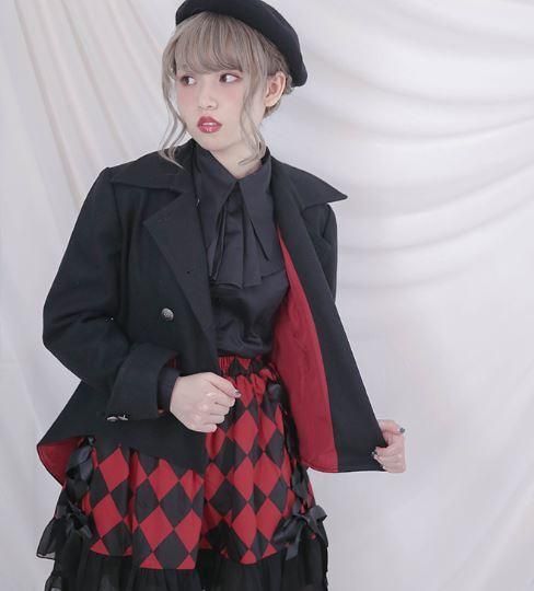 ロリータ ジャケット Dolly Delly ライトアウター 春物 無地 ブラック かっこいい 上品 発表会 お呼ばれ フォーマル カジュアル キュート おでかけ ロリータ Loli2261 ロリィタ ゴスロリ 和ロリ 華ロリ専門通販ショップluxury ラグジュアリー 安い価格で可愛いこだわり