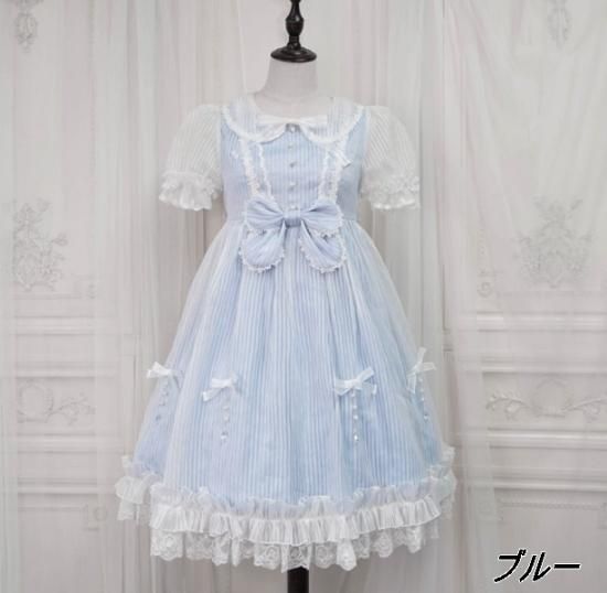 ロリータ ワンピース8色 ハイウエスト リボン 春夏 ワンピ かわいい フェミニン フリル ドール カラバリ豊富 ひざ上丈 ショート丈 ふんわり 透け感 ゴスロリ ロリータファッション ロリータゴスロリ専門通販ショップluxury ラグジュアリー 安い価格で可愛いロリータ ロリータ ワンピース8色 ハイウエスト リボン 春夏 ワンピ かわいい フェミニン フリル ドール カラバリ豊富 ひざ上丈 ショート丈 ふんわり 透け感 ゴスロリ ロリータファッション ロリータゴスロリ専門通販ショップluxury ラグジュアリー 安い価格で可愛いロリータ