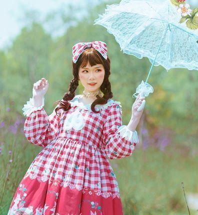 シリアルシール付 【希少/2点セット】リズリサ いちご ギンガム