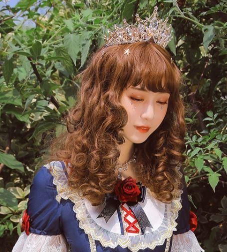 ロリータ ブライダル ティアラ ヘッドドレス ヘアアクセサリ ゴールド ラインストーン ビジュー 姫ロリ クラウン かわいい キュート ファッション雑貨 小物 通年 ドレス パ Loli2617 ロリータゴスロリ専門通販ショップluxury ラグジュアリー 安い価格で可愛いロリータ