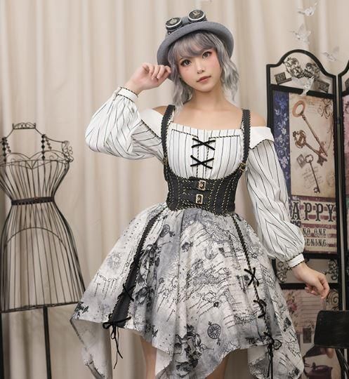 ロリータ コルセットベルト3色 ブラウン グレー ブラック パンク カジュアル 大きいサイズ サイズ豊富 通年 レトロ おしゃれ かわいい スタイルアップ ロリータゴスロリ和ロリ専門通販ショップluxury ラグジュアリー 安い価格で可愛いこだわりのロリータワンピースを