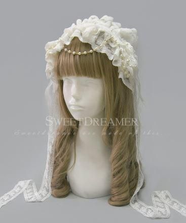 ロリータ Sweet Dreamer バタフライ ヘッドドレス ホワイト 刺しゅう レース クラシカル クラロリ 姫ロリ かわいい レーシィ 通年 春夏 おでかけ お呼ばれ パール ロリータゴスロリ和ロリ専門通販ショップluxury ラグジュアリー 安い価格で可愛いこだわりのロリータ