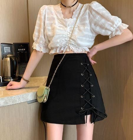 ミニスカート ミニ丈 ショート丈 膝上 台形スカート その他 無地 トレンド Aライン 台形 おしゃれ かわいい 可愛い フェミニン ガーリー 春 春物 春コーデ 春服 夏 夏物 夏コーデ 夏服 普段 ロリータゴスロリ和ロリ専門通販ショップluxury ラグジュアリー 安い価格で