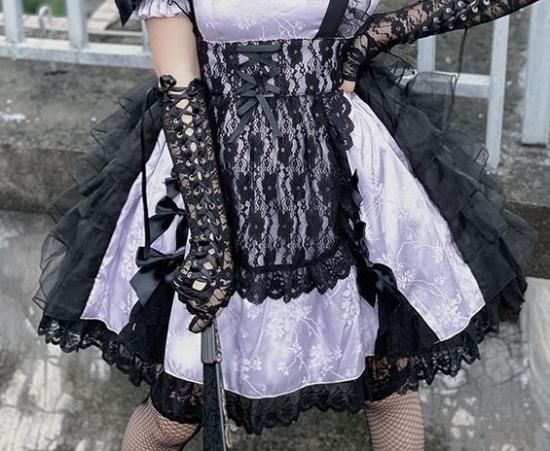 ロリータファッション ゴスロリファッション ゴスロリ 華ロリ 中華ロリ エプロン 無地 小花柄 花柄 お花 花柄 お花 リボン レース 中国風 チャイナ かわいい ゆめかわ ポスト投函対応 ロリータゴスロリ和ロリ専門通販ショップluxury ラグジュアリー 安い価格で