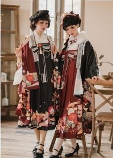 和ロリ 袴風 ジャンスカ 4色 Nyanya 通年 春夏 春秋 かわいい 和服 和ロリ プリーツ ロング 袴 リボン ワンピース ワンピ ドレス レース おしゃれ 着物 和柄 Aライン ゆったり ロリータゴスロリ専門通販ショップluxury ラグジュアリー 安い価格で可愛いロリータ
