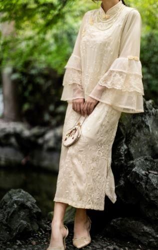 チャイナカラーワンピース Sweet Dreamer 華ロリ 刺しゅう ハイネック ロング タイト ペンシル エレガント 長袖 ボリューム袖 フレアスリーブ 中国風 チャイナドレス 美シルエット ロリィタ ゴスロリ 和ロリ 華ロリ専門通販ショップluxury ラグジュアリー 安い価格で チャイナカラーワンピース Sweet Dreamer 華ロリ 刺しゅう ハイネック ロング タイト ペンシル エレガント 長袖 ボリューム袖 フレアスリーブ 中国風 チャイナドレス 美シルエット ロリィタ ゴスロリ 和ロリ 華ロリ専門通販ショップluxury ラグジュアリー 安い価格で