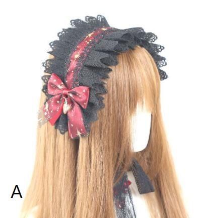 ヘッドドレス 4デザイン 通年 甘ロリ ガーリー クラシカル ヘッドドレス 4デザイン 通年 甘ロリ ガーリー クラシカル