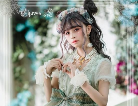 フラワーカチューシャ Elpress L 春夏 春秋 通年 花冠 フラワー