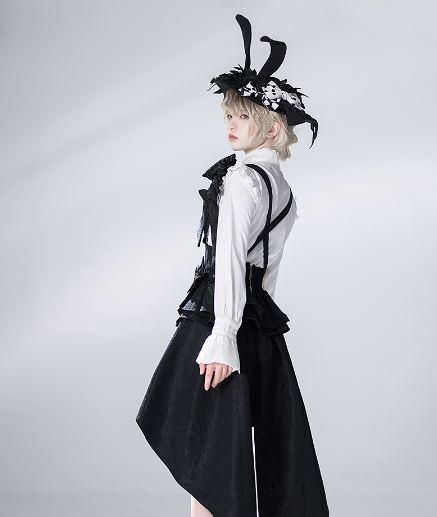 BPNフリル付きブラウスグランジh.naotoダークコアアルゴンキン