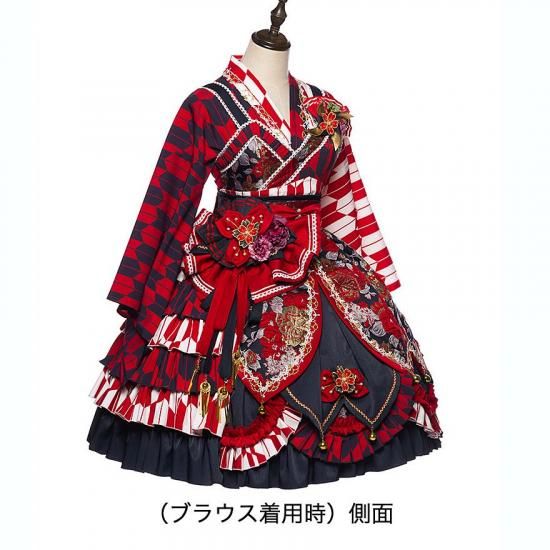 和風 ロリータ 浴衣 ワンピース RomelCheo 楽天市場】RomelCheo 和風 ロリータ モダン ワンピース 和ロリ