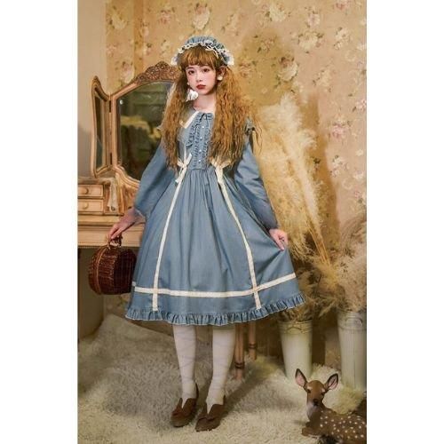 クラロリくる実　ワンピース、ケープ 甘ロリ ケープワンピース 可愛い秋冬スタイル | ロリィタ