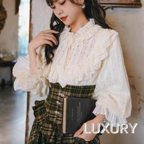 セミロリータ ブラウス フレンチヴィンテージ | ロリィタ ゴスロリ 和