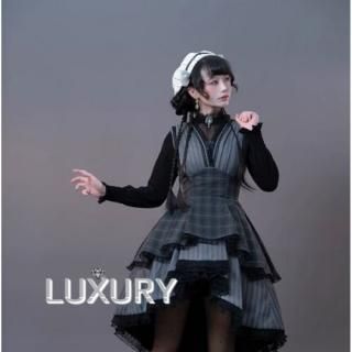 ゴスロリ ドレス 黒と白 ツートン SEASONZ ゴスロリ ドレス ワンピース ラップスカート PUJI