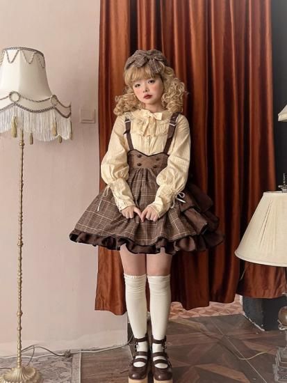 ロリータファッション まとめ売り　ブラウス　インナー　ワンピース　7点セット Amazon.co.jp: ブラウスロリータ 長袖 姫袖 レディース