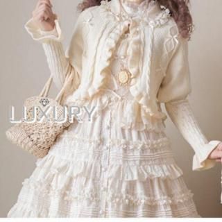 甘ロリ カーディガン のみ アンティーク レトロ 古風 お嬢様 森ガール かわいい ガーリー スウィート 上品 冬 冬物 冬コーデ 冬服 お茶会 デート