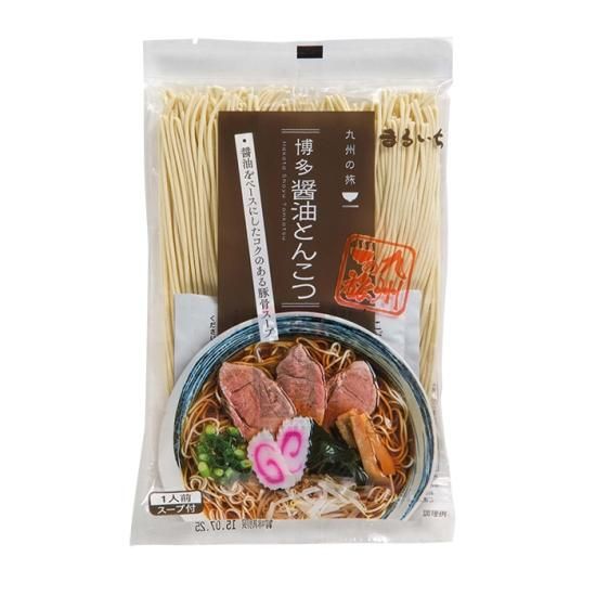 博多醤油豚骨ラーメン 1食 丸一 - 九州福岡のお土産通販なら 博多醤油豚骨ラーメン 1食 丸一 - 九州福岡のお土産通販なら