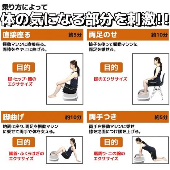 RAJA FIT SLIMMER 振動マシン - MRG JAPAN DIRECT