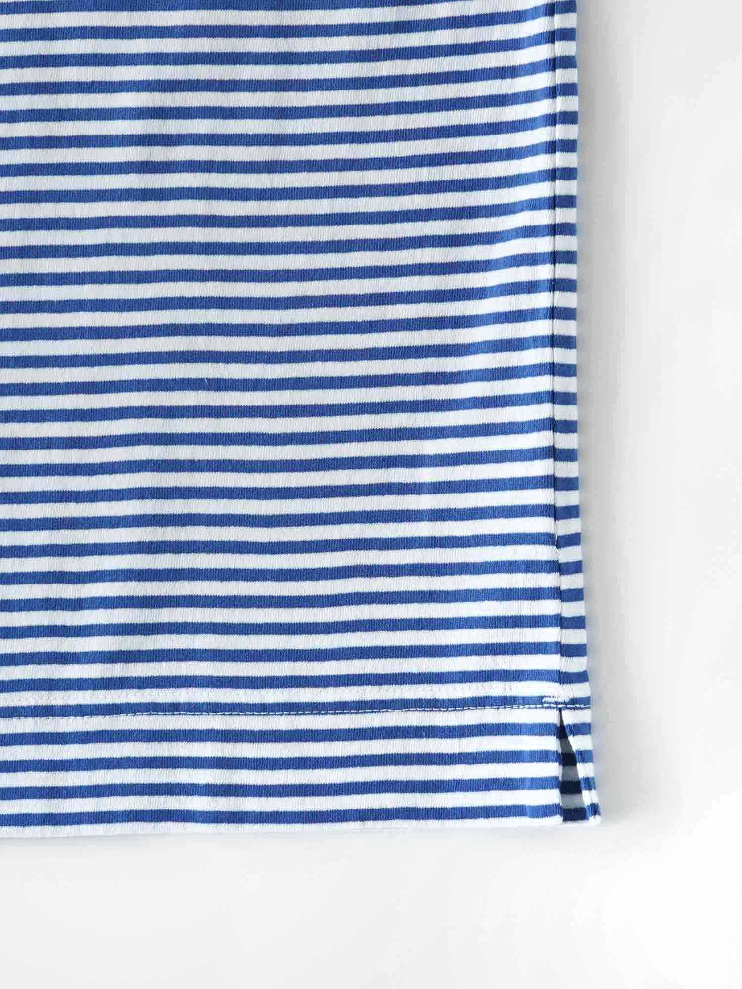 絶対的な信頼 NATURALLAUNDRY,ナチュラルランドリー,トラッドボーダー Tシャツ(長袖+七分)