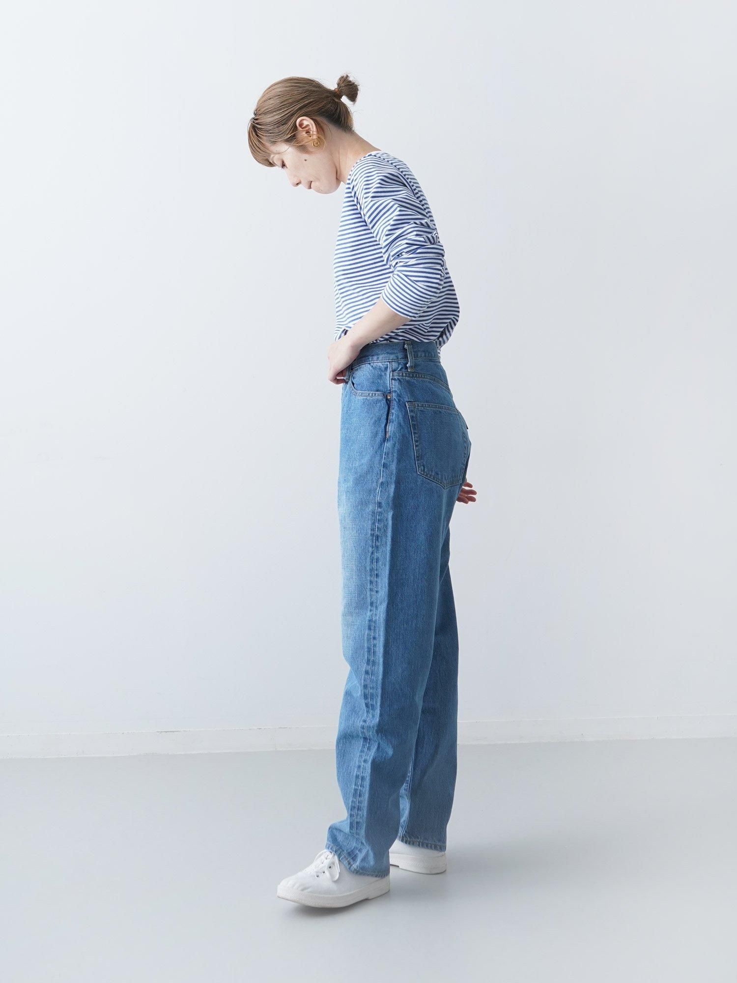 NATURAL LAUNDRY ナチュラルランドリー セルビッチデニム5PKパンツ NATURAL LAUNDRY ナチュラルランドリー セルビッチデニム5PKパンツ