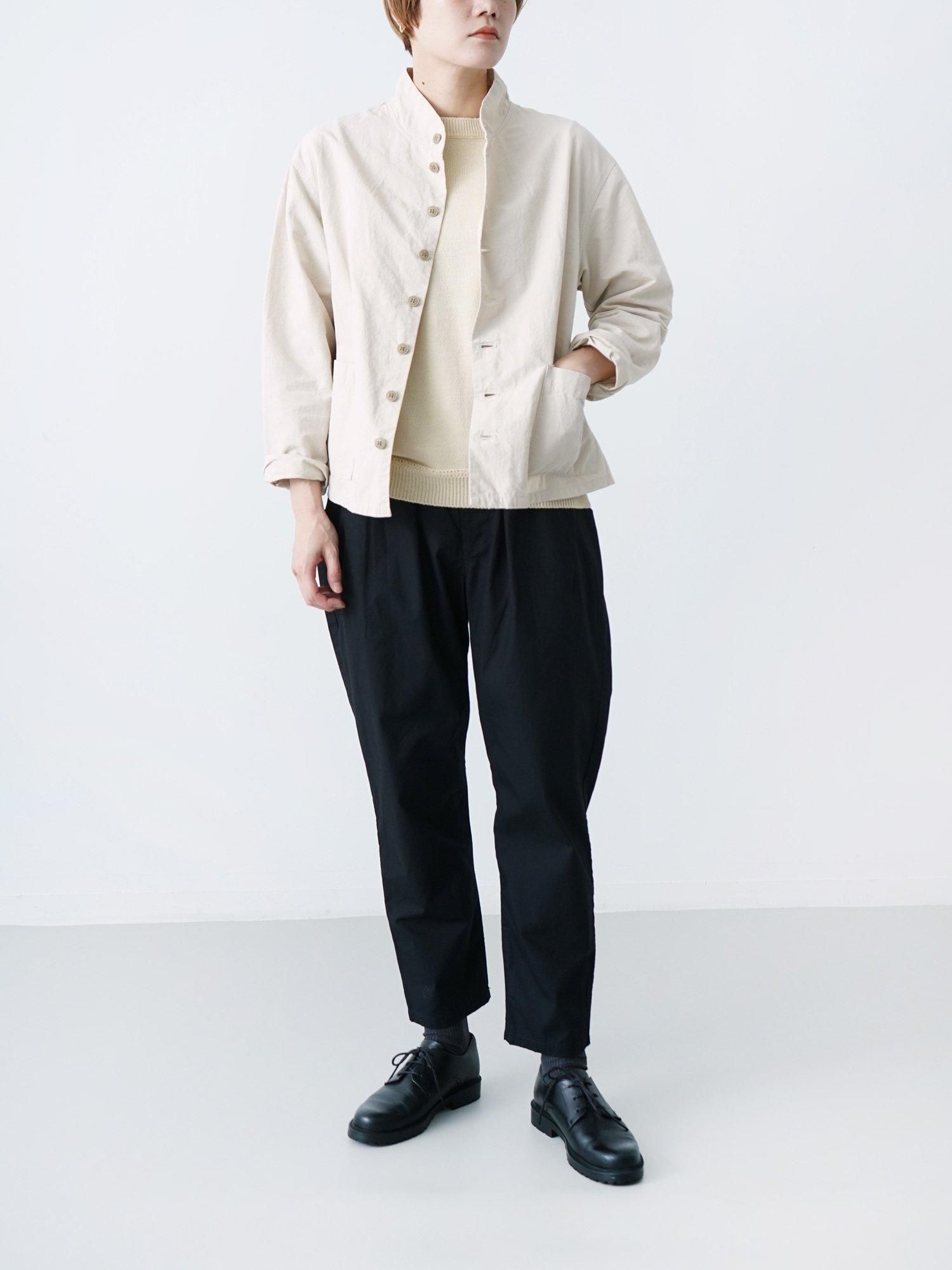 MALK online store 】grin / 綿麻シーチングつぶつぶボタンジャケット 
