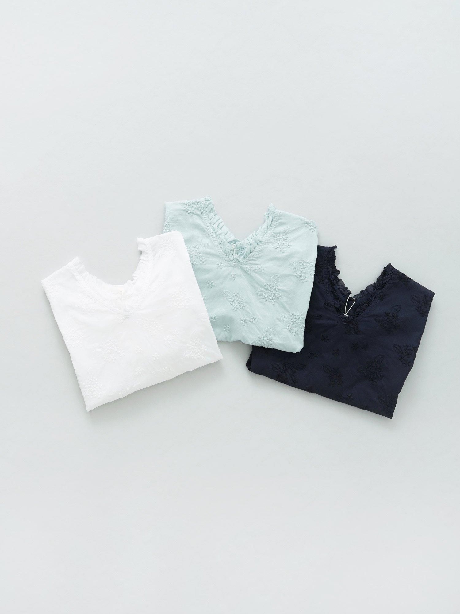 MALK online store 】grin / アナベル刺繍ポンチョプルオーバー 綿 100 