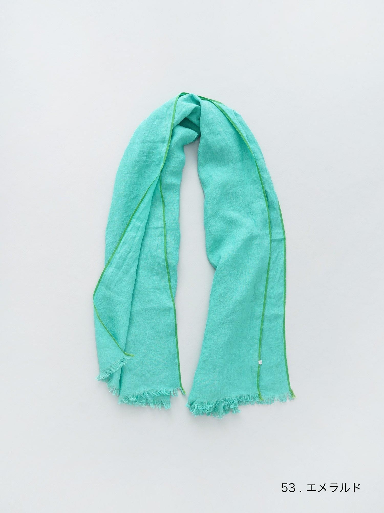 MALK online store 】 KINOTTO / リネンガーゼストール 麻 100 MALK online store 】 KINOTTO / リネンガーゼストール 麻 100