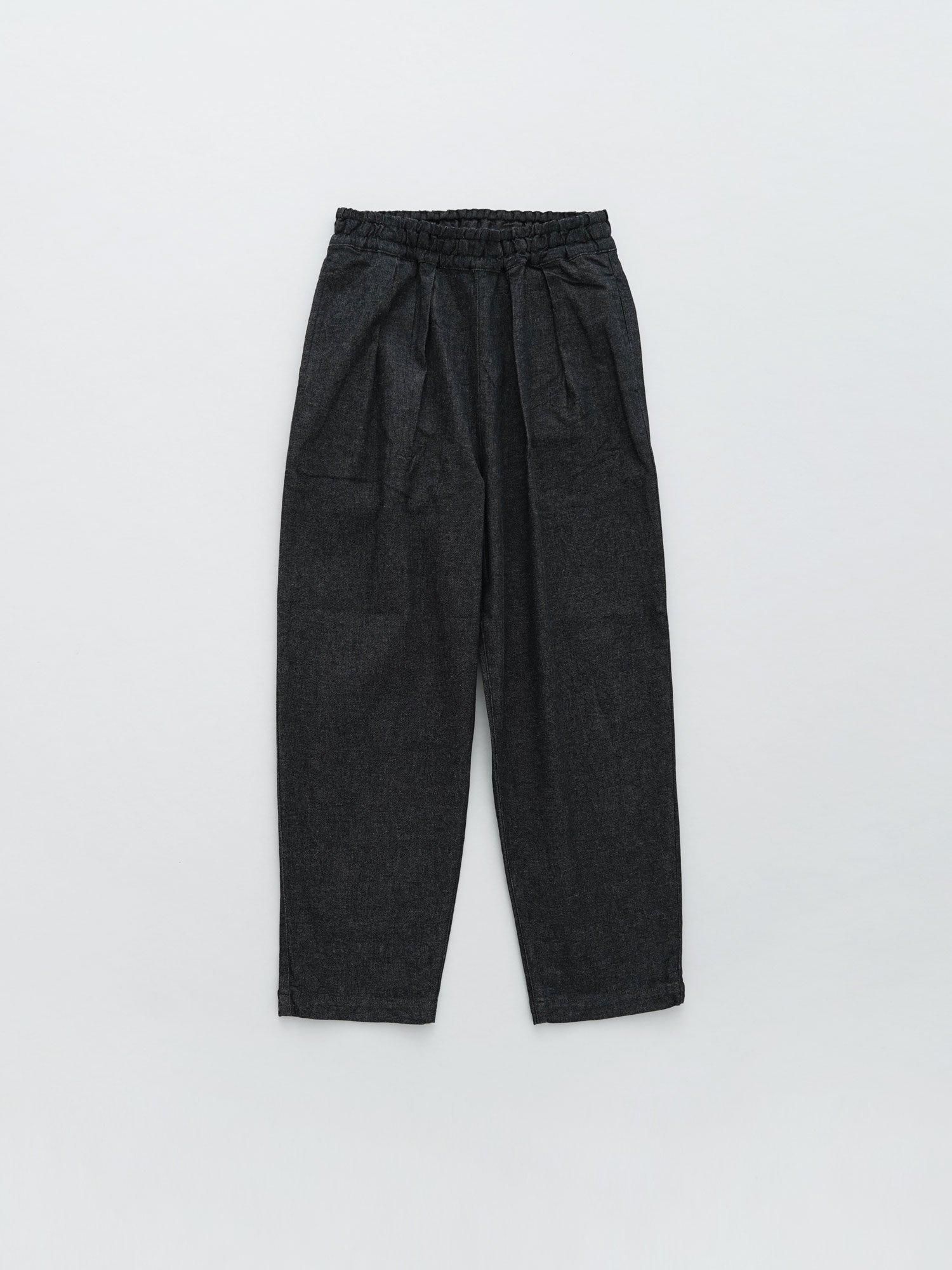 8ozデニムストレッチ　シャーリングパンツ