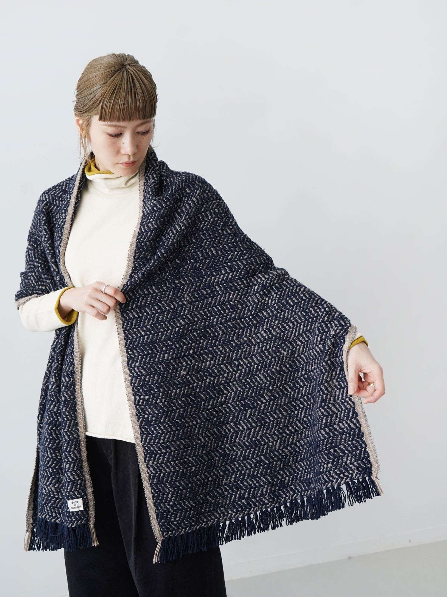 MALK online store 】 Suno&Morrison / ガラ紡ストール MALK online store 】 Suno&Morrison / ガラ紡ストール