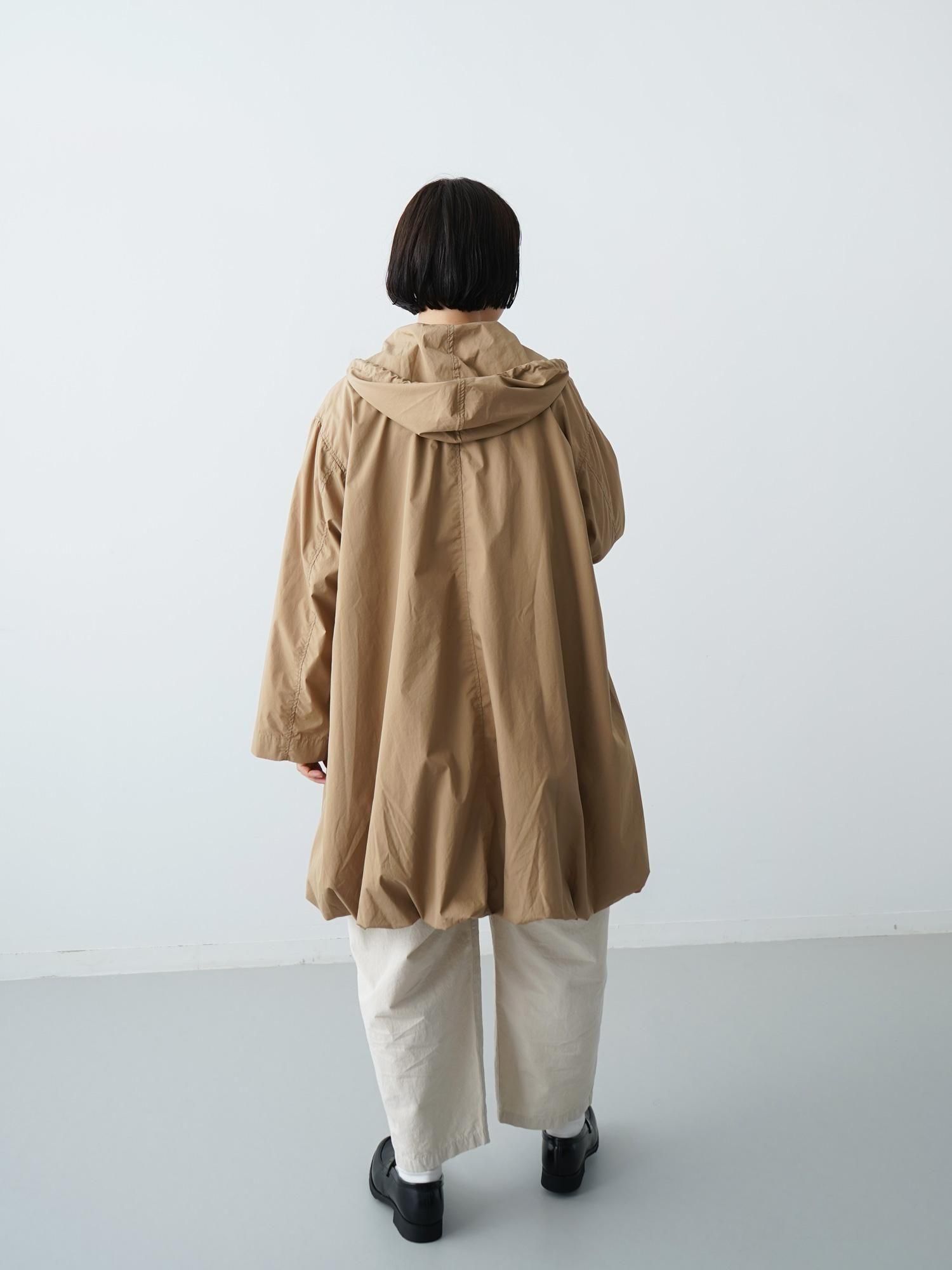 grin　グリン　 2024AW 　 TC コットン　バルーン　フード　コート MALK online store 】grin / TCコンパクトクロスバルーンコート